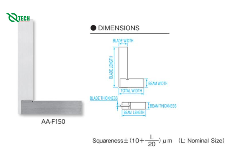 Eke vuông chuẩn dài kiểu đế dày Niigata Seiki AA-F400 (400x200mm)
