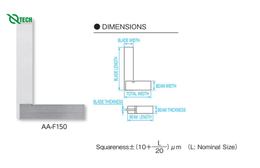 Eke vuông chuẩn dài kiểu đế dày Niigata Seiki AA-F500 (500x300mm)