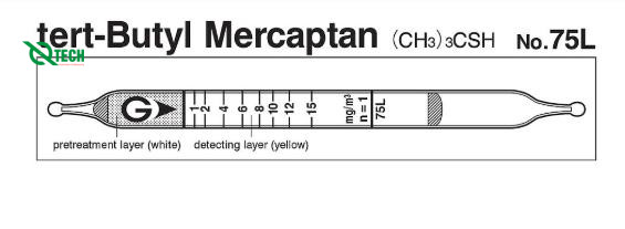Ống phát hiện nhanh tert-Butyl mercaptan (CH3)3CSH Gastec 75L (0.5-30mg/m3)