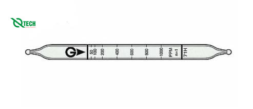 Ống phát hiện nhanh Methyl mercaptan CH3SH Gastec 71H (20~ 2700 ppm)