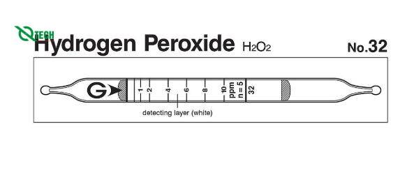 Ống phát hiện nhanh khí Hydrogen peroxide H2O2 Gastec H2O2 (0.5 ~ 10 ppm)