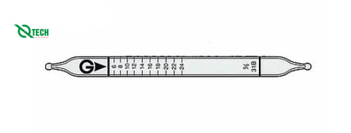 Ống phát hiện nhanh khí Oxygen O2 Gastec 31B (3~24%)