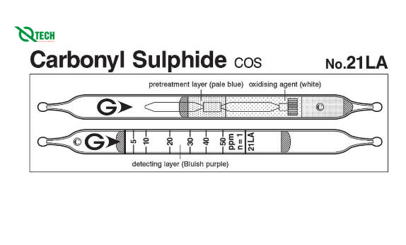 Ống phát hiện nhanh khí Carbonyl sulphide COS Gastec 21LA (2-125ppm)
