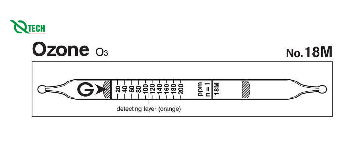 Ống phát hiện nhanh khí Ozone O3 Gastec 18M (20~400ppm)