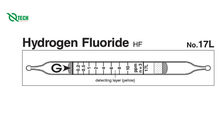 Ống phát hiện nhanh khí Hydrogen Fluoride HF Gastec 17L (0.09~72ppm)