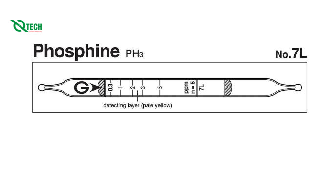 Ống phát hiện nhanh khí Phosphine PH3 Gastec 7L (0.15~5ppm)