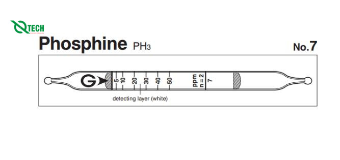 Ống phát hiện nhanh khí Phosphine PH3 Gastec 7 (2.5~100ppm)