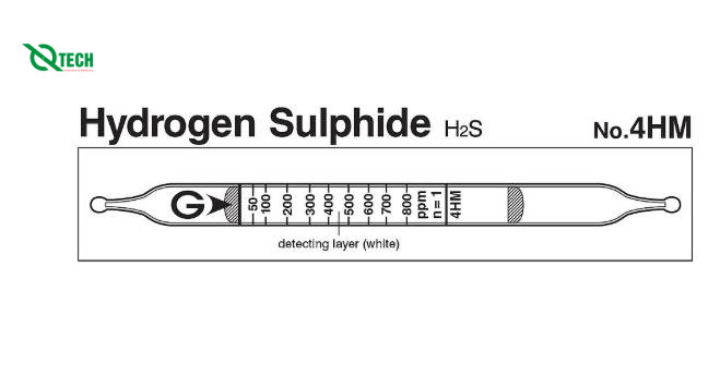 Ống phát hiện nhanh khí Hydrogen sulphide H2S Gastec 4HM (25-1600ppm)
