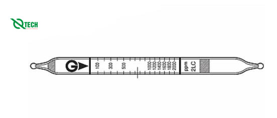 Ống phát hiện nhanh khí Carbon dioxide CO2 Gastec 2LC (100-4000 ppm)