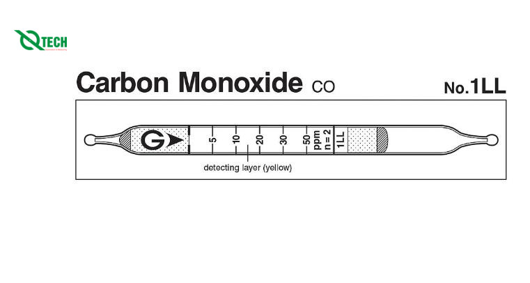 Ống phát hiện nhanh khí Carbon monoxide CO Gastec 1LL (5 ~ 50 ppm)