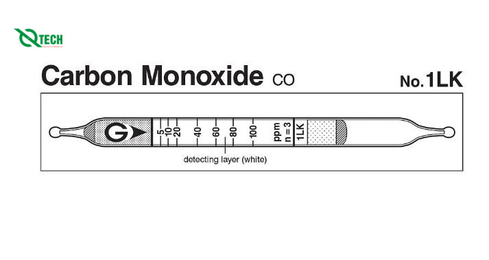 Ống phát hiện nhanh khí Carbon monoxide CO Gastec 1LK (5~600ppm)