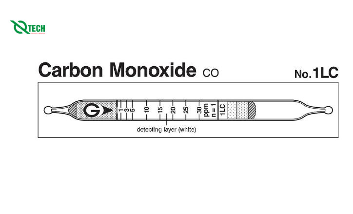 Ống phát hiện nhanh khí Carbon monoxide CO Gastec 1LC (1 ~ 30 ppm)