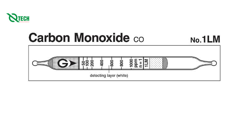 Ống phát hiện nhanh khí Carbon monoxide CO Gastec 1LM (25 ~ 2000 ppm)