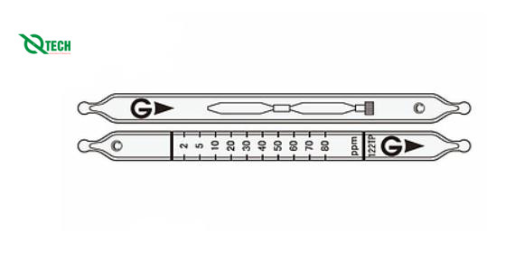 Ống phát hiện nhanh khí hoặc hơi Toluene C6H5CH3 Gastec 122TP (2 - 80 ppm)