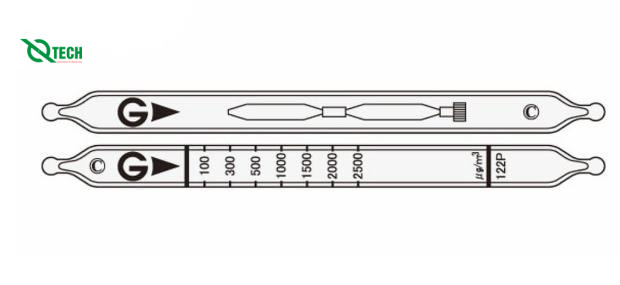 Ống phát hiện nhanh khí hoặc hơi Toluene C6H5CH3 Gastec 122P (100-7000μg/m3)