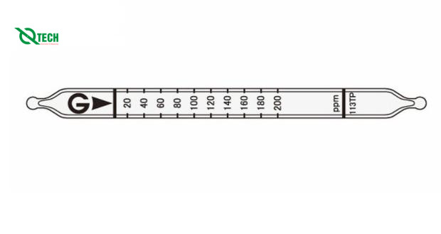 Ống phát hiện nhanh khí hoặc hơi Isopropyl alcohol CH3CH(OH)CH3 Gastec 113TP (20 - 400 ppm)