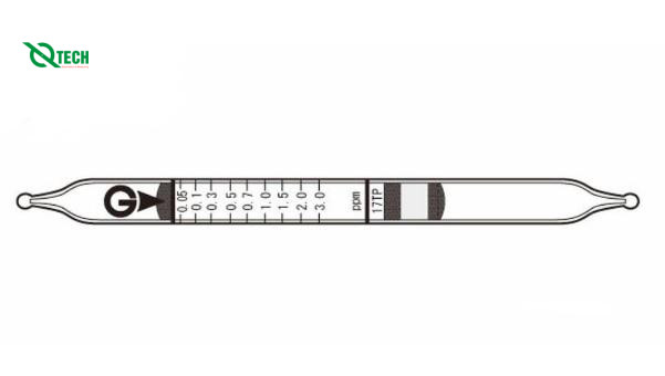 Ống phát hiện nhanh khí hoặc hơi Hydrogen fluoride HF Gastec 17TP (0.05 - 9.0 ppm)