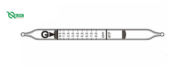 Ống phát hiện nhanh khí hoặc hơi Hydrogen sulphide H2S Gastec 4TP (0.5 - 16 ppm)