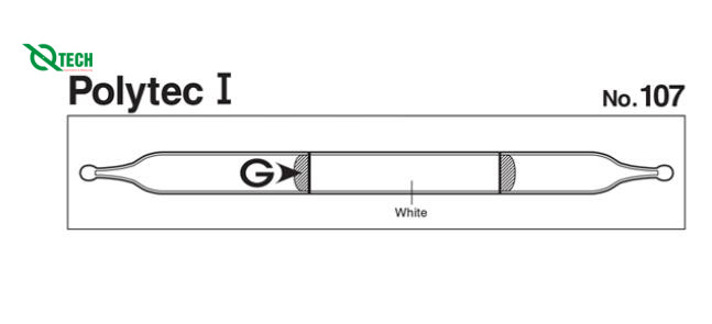 Ống phân tích chất lượng đa khí Polytec-I Gastec 107