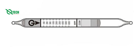 Ống phát hiện nhanh Methyl Iodide CH3I Gastec 230H (100 ~ 34800 ppm)