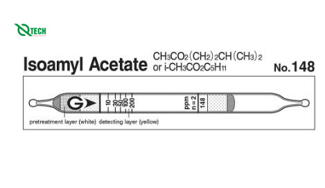 Ống phát hiện nhanh Isoamyl acetate CH3CO2C5H11 Gastec 148 (10~200ppm)
