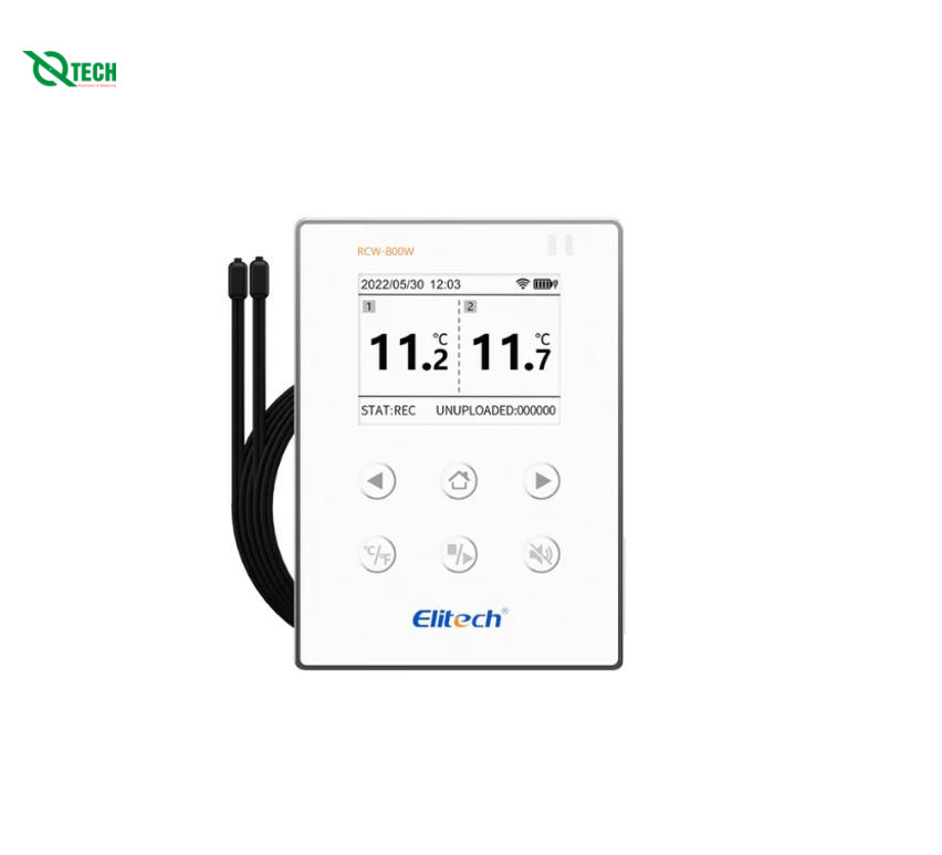 Nhiệt kế tự ghi Elitech RCW-800W THE (-40°C~80°C/10%~95% RH)