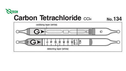 Ống phát hiện nhanh Carbon tetrachloride CCl4 Gastec 134 (0.5~60ppm)