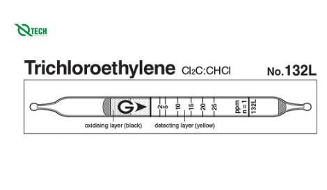 Ống phát hiện nhanh Trichloroethylene Cl2C:CHCl Gastec 132L (1~70ppm)