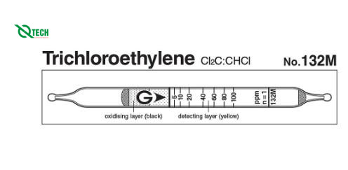 Ống phát hiện nhanh Trichloroethylene Cl2C:CHCl Gastec 132M (2~250ppm)