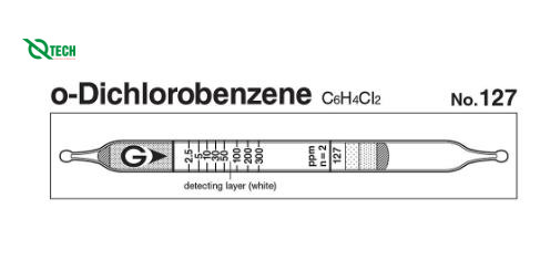 Ống phát hiện nhanh Stoddard Solvent Gastec 127 (2.5 ~ 300 ppm)