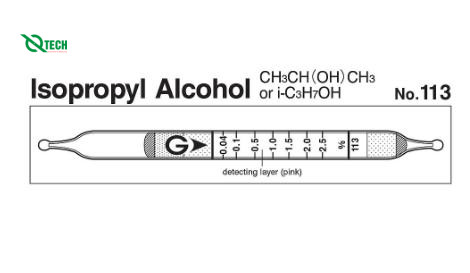 Ống phát hiện nhanh Isopropyl alcohol C3H7OH Gastec 113 (0.02~ 5.0%)