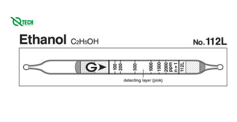 Ống phát hiện nhanh Ethanol C2H5OH Gastec 112L (50-2000ppm)