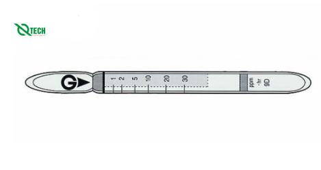 Ống phát hiện thụ động Nitrogen dioxide NO2 Gastec 9D (0.1 ~ 30 ppm)