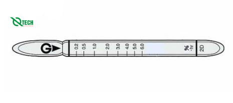 Ống phát hiện thụ động khí Carbon dioxide CO2 Gastec 2D (0.02 ~12%)