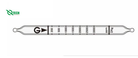 Ống phát hiện Carbon dioxide CO2 trong khí nén Gastec 2AG (200 ~ 3000 ppm, không dùng bơm)