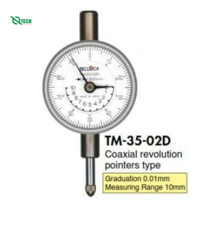 Đồng hồ so TECLOCK TM-35-02D (10mm/0.01mm)