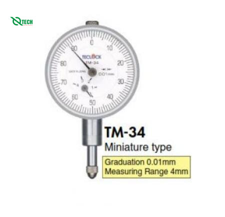 Đồng hồ so loại nhỏ TECLOCK TM-34