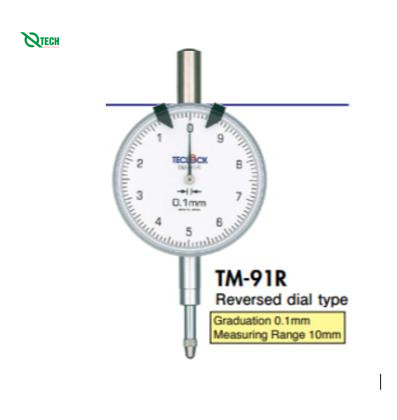 Đồng hồ so TECLOCK TM-91R (10mm/0.1mm)