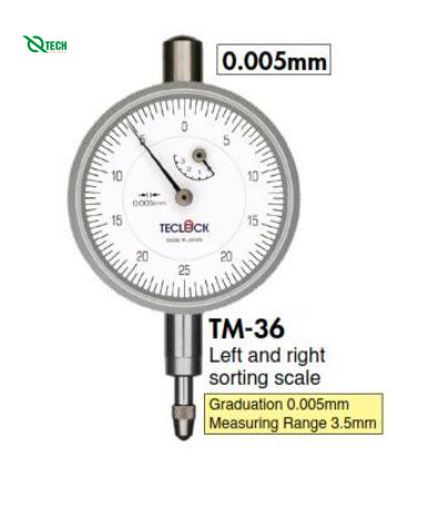 Đồng hồ so loại nhỏ TECLOCK TM-36