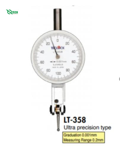 Đồng hồ so chân gập TECLOCK LT-358 (0.28mm/0.001mm; Tự ly hợp)