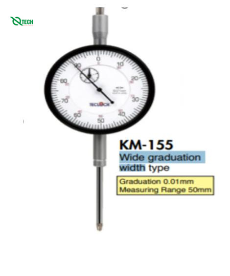 Đồng hồ so dải đo lớn TECLOCK KM-155f