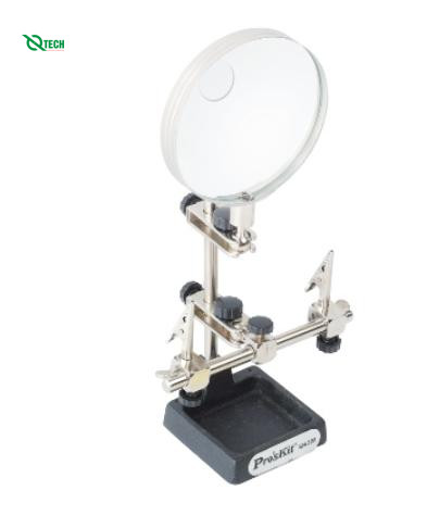 Kính lúp kẹp board Pro'skit SN-392 (2x / 4.5x, Ø90mm)