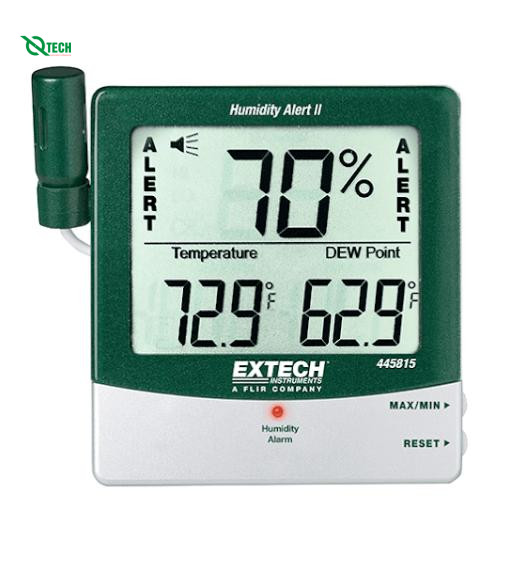 Máy đo nhiệt độ, độ ẩm EXTECH 445815 (trong nhà, ngoài trời)