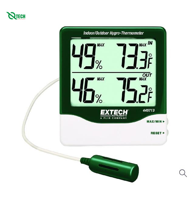 Máy đo nhiệt độ, độ ẩm EXTECH 445713 (trong nhà và ngoài trời)