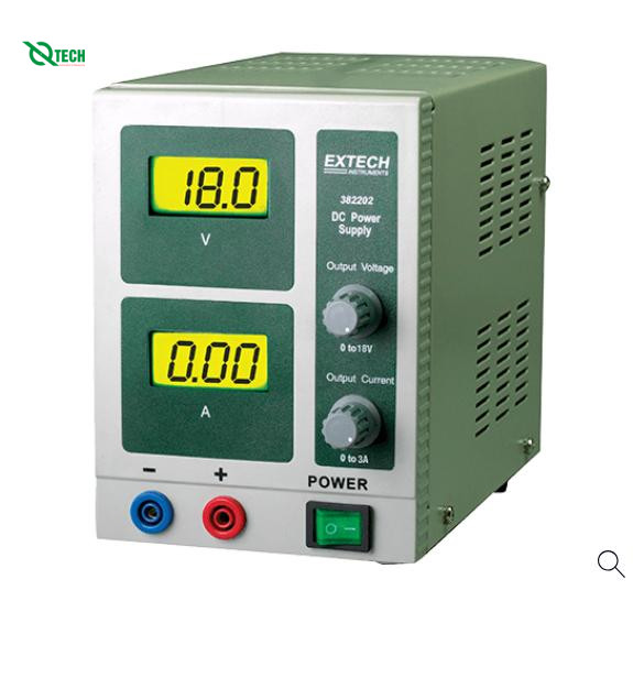 Nguồn một chiều EXTECH 382202 (3A, 0-18V)