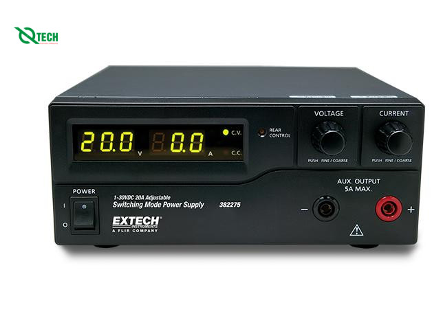 Nguồn một chiều EXTECH 382275 (600W, 120V, 20A)