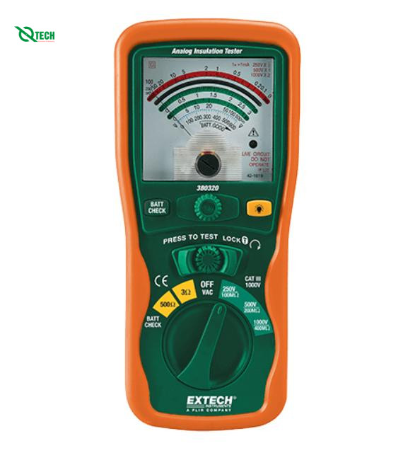 Đồng hồ đo điện trở cách điện EXTECH 380320