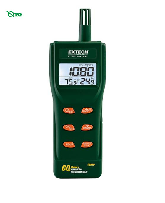 Máy đo khí CO2, nhiệt độ không khí và độ ẩm để bàn EXTECH CO250