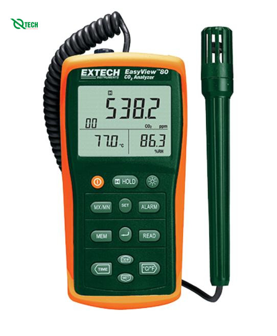 Máy đo khí CO2, nhiệt độ, độ ẩm, điểm sương EXTECH EA80 (0 to 6,000ppm)