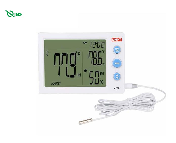 Máy đo nhiệt độ, độ ẩm UNI-T A12T (-10°C~50°C,20%~95%RH)
